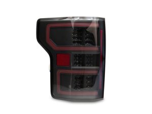 Ford F-150 Tail Lights - Rear - Raxiom - LED, Clear Lens - Black - `18-`20