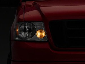 Ford F-150 LED Headlights - Front - Raxiom - Axial Series OEM Style - Chrome - `04-`08