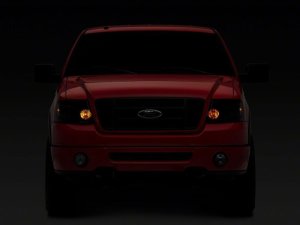 Ford F-150 LED Headlights - Raxiom - Axial Series OEM Style - Chrome Housing-Smoked Lens - `04-`08