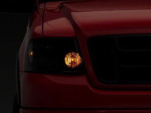 Ford F-150 LED Headlights - Raxiom - Axial Series OEM Style - Chrome Housing-Smoked Lens - `04-`08