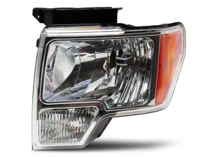 Ford F-150 LED Headlights - Raxiom - OEM Style - Chrome Housing - `09-`14