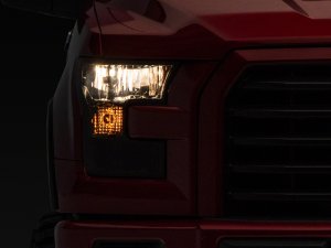 Ford F-150 LED Headlights - Raxiom - Smoked Lens - Chrome - `15-`17