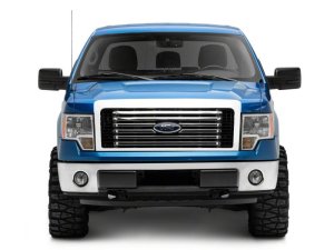 Ford F-150 Side Mirrors - Driver and Passenger Side - Raxiom - Axial Series White LED Mirror Turn Signal - Smoked - `09-`14