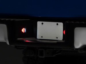 Ford F-150 License Plate Lamps - Raxiom - Axial Series with Smoked Lens - Red and White - `10-`14