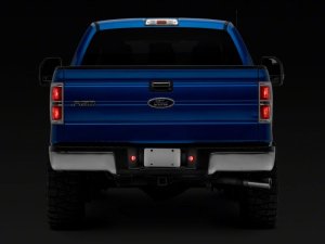Ford F-150 License Plate Lamps - Raxiom - Axial Series with Smoked Lens - Red and White - `10-`14