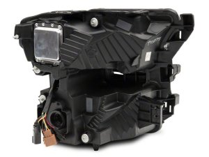 Ford F-150 LED Headlights - Raxiom - Projector with LED Amber DRL - Black - `15-`17