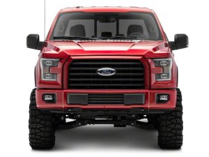 Ford F-150 LED Headlights - Raxiom - Projector with LED Amber DRL - Black - `15-`17