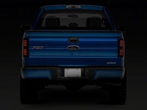 Ford F-150 LED Tail Lights - Rear - Raxiom - Axial Series - Black Housing, Smoked Lens - `09-`14