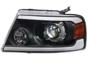 Ford F-150 LED Headlights - Raxiom - Axial Series - Black - `04-`08