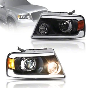 Ford F-150 LED Headlights - Raxiom - Axial Series - Black - `04-`08