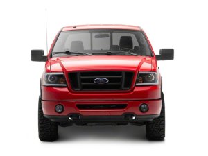 Ford F-150 LED Headlights - Raxiom - Proj Headlights/Seq LED Bar - Clear Lens - Black - `04-`08