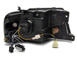Ford F-150 LED Headlights - Raxiom - Proj Headlights/Seq LED Bar - Clear Lens - Black - `04-`08