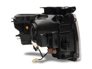 Ford F-150 LED Headlights - Raxiom - Axial Series with LED Bar - Black Housing, Clear Lens - `09-`14