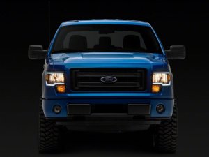 Ford F-150 Headlights - Raxiom - SEQL LED Bar - Black Housing with Clear Lens - `09-`14