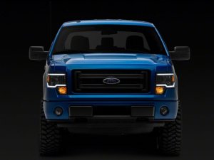 Ford F-150 Headlights - Raxiom - SEQL LED Bar - Black Housing with Clear Lens - `09-`14