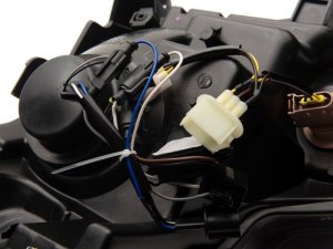 Ford F-150 LED Headlights - Raxiom - Axial Series Projector Headlights w/ LED Light Bar - Black Housing - `09-`14