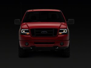 Ford F-150 LED Headlights - Raxiom - Axial Series Projector - Black - `04-`08