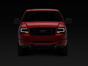 Ford F-150 LED Headlights - Raxiom - Axial Series Projector - Black - `04-`08