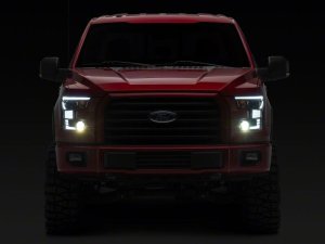 Ford F-150 LED Headlights - Raxiom - XR Series with DRL - Black Housing - `15-`17