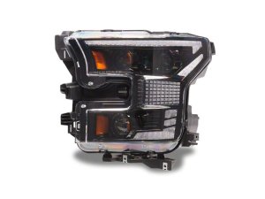 Ford F-150 LED Headlights - Raxiom - XR Series with DRL - Black Housing - `15-`17