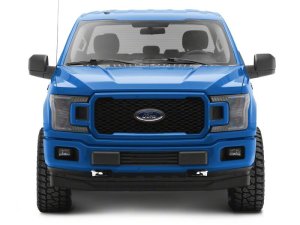 Ford F-150 LED Headlights - Raxiom - LED Halo Surround with Amber DRL - Black Housing - `18-`20