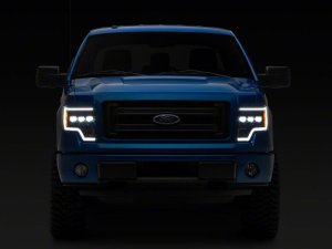 Ford F-150 LED Headlights - Raxiom - CXR Series - Black Housing - `09-`14