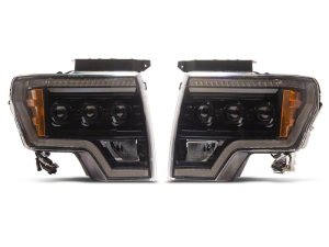 Ford F-150 LED Headlights - Raxiom - CXR Series - Black Housing - `09-`14