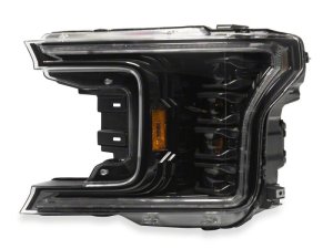 Ford F-150 LED Headlights - Raxiom - CXR Series with Amber DRL - Black - `18-`20