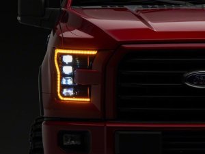 Ford F-150 LED Headlights - Raxiom - CXR Series - Black Housing - `15-`17