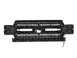 Ford F-150 Replacement Grille - Raxiom - CXR Series LED Upper with White DRL - Black - `18-`20 Ford F-150 Replacement Grille - Raxiom - CXR Series LED Upper with White DRL - Black - `18-`20