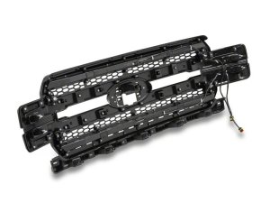 Ford F-150 Replacement Grille - Raxiom - CXR Series LED Upper with White DRL - Black - `18-`20 Ford F-150 Replacement Grille - Raxiom - CXR Series LED Upper with White DRL - Black - `18-`20