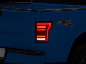 Ford F-150 LED Taillights - Raxiom - RBX - Smoked - `15-`20