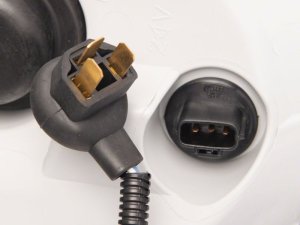 Toyota Tacoma LED Headlights - Front - Raxiom - Axial Series LED DRL Projector - Black Housing - `05-`11