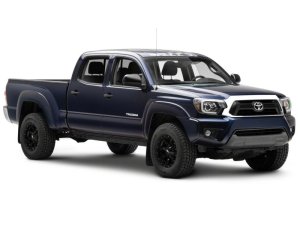 Toyota Tacoma LED Headlights - Front - Raxiom - Axial Series Projector with LED Bar - Black Housing - `12-`15
