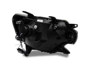 Toyota Tacoma LED Headlights - Front - Raxiom - Axial Series Projector with LED Bar - Black Housing - `12-`15