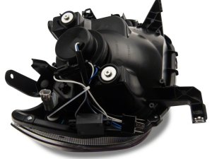 Toyota Tacoma LED Headlights - Front - Raxiom - Axial Series Projector with LED Bar - Black Housing - `12-`15