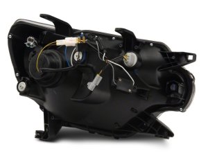 Toyota Tacoma LED Headlights - Raxiom - Axial Projector with SEQL LED Bar - Black Housing - `12-`15