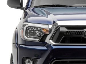 Toyota Tacoma LED Headlights - Raxiom - Axial Projector with SEQL LED Bar - Black Housing - `12-`15