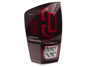 Toyota Tacoma LED Taillights - Raxiom - Sequential, XW Series - Black Housing - Red Lens - `16-`23