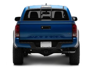 Toyota Tacoma LED Taillights - Raxiom - Sequential, XW Series - Black Housing - Red Lens - `16-`23
