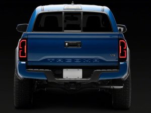 Toyota Tacoma LED Taillights - Rear - Raxiom - Black Housing - Smoked Lens - `16-`23