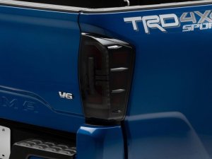 Toyota Tacoma LED Taillights - Rear - Raxiom - Black Housing - Smoked Lens - `16-`23