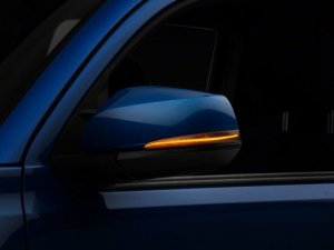 Toyota Tacoma Side Mirror Mounted Turn Signals - Raxiom - Axial Series LED Sequential - Smoked - `16-`23