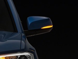 Toyota Tacoma Side Mirror Mounted Turn Signals - Raxiom - Axial Series LED Sequential - Smoked - `16-`23
