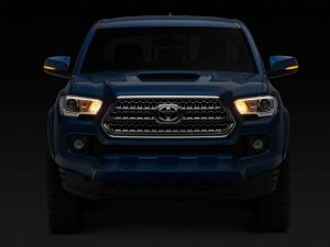 Toyota Tacoma Side Mirror Mounted Turn Signals - Raxiom - Axial Series LED Sequential - Smoked - `16-`23