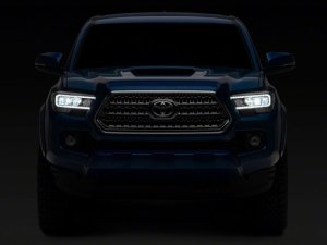 Toyota Tacoma LED Headlights - Raxiom - LED DRL Light Bars - Black Housing - `16-`23