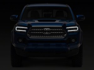 Toyota Tacoma LED Headlights - Raxiom - LED DRL Light Bars - Black Housing - `16-`23
