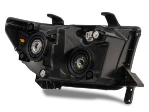 Toyota Tundra LED Headlights - Raxiom - Axial Series w/ SEQL LED Bar, Black Housing, Clear Lens - Black - `07-`13