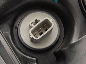 Toyota Tundra LED Headlights - Raxiom - Axial Series Projector with LED Bar - Black Housing - `07-`13