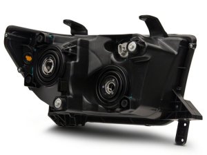 Toyota Tundra LED Headlights - Raxiom - Axial Series Projector with LED Bar - Black Housing - `07-`13